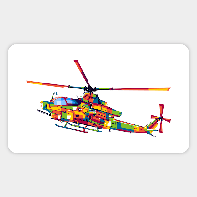 AH-1Z Viper Magnet by wpaprint